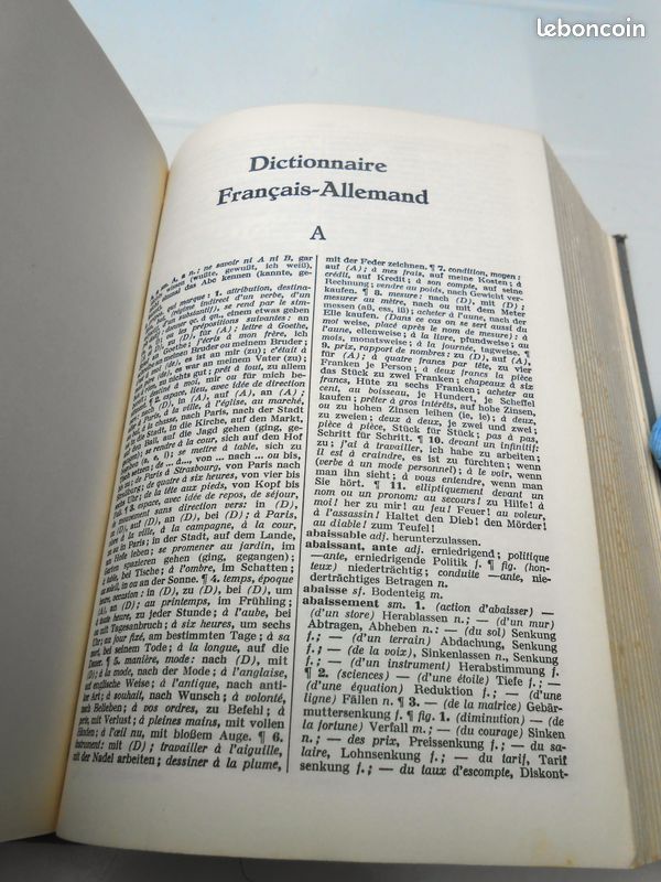 Dictionnaire GARNIER allemand français-français allemand (vic) (image 2)