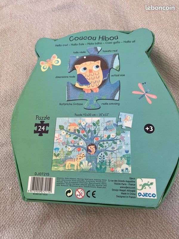 Puzzle coucou hibou djeco 3+ (image 2)