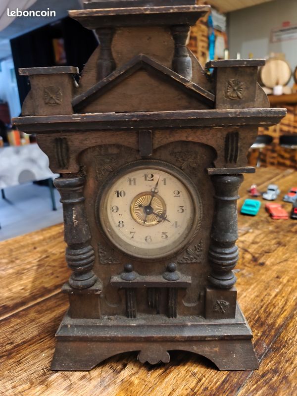 Ancienne pendule boîte à musique (image 3)