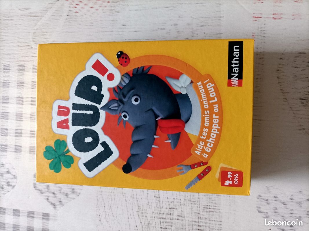Jeu de cartes au Loup Nathan maternelle primaire (image 1)