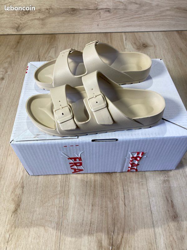 Sandales beige double bride 41 (image 2)