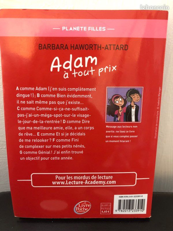 Livre Adam à tout prix (image 2)