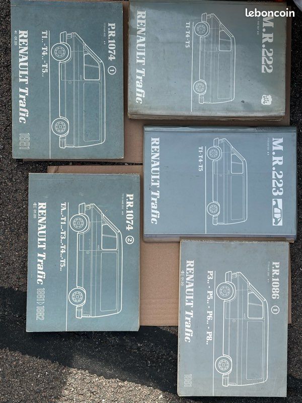 Catalogues de pièces Manuels de réparation Renault Trafic (image 1)
