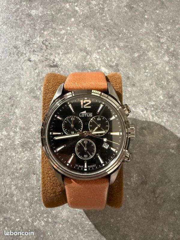 Bracelet De Montre En Cuir Marron LOTUS - Compatible Références 18630/1 & 18671 - Neuf Avec Étiq.