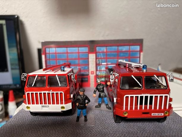 Miniature Norev 1/43 – Berliet GAK FPT Pompiers Val D'Oise (très Bon état + Boîte)