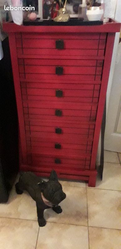 Vend meuble rouge chinois (image 1)