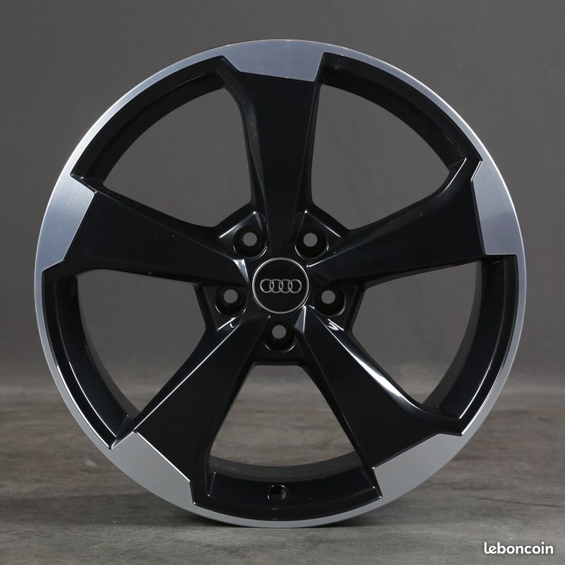 Set De 4 Jantes Alliage 17 Pouces Pour Audi A1, A2, TT Old - Noir Diamant - Neuf