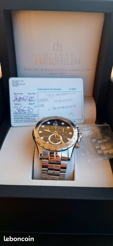 Montre Michel Herbelin Newport Trophy Chronographe - Full Set (image 7)