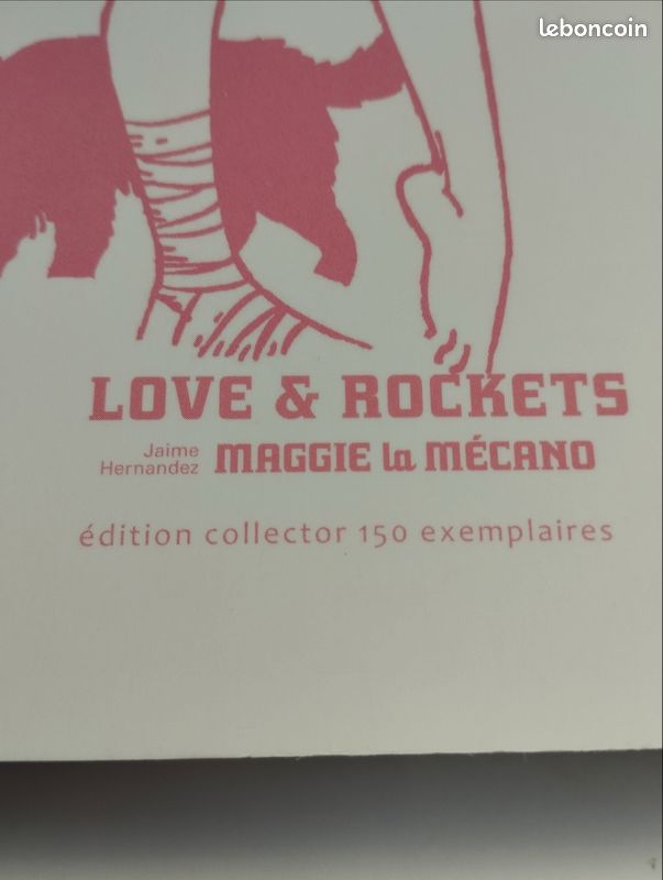 Livre Love & Rockets maggie la mécano édition collector limité à 150 exemplaires en très bon état (image 2)