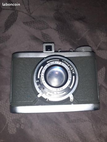 ANCIEN APPAREIL PHOTO ALSAPHOT AJAX III Boyer Paris TOPAZ & Etui EUR 109,65 - FR