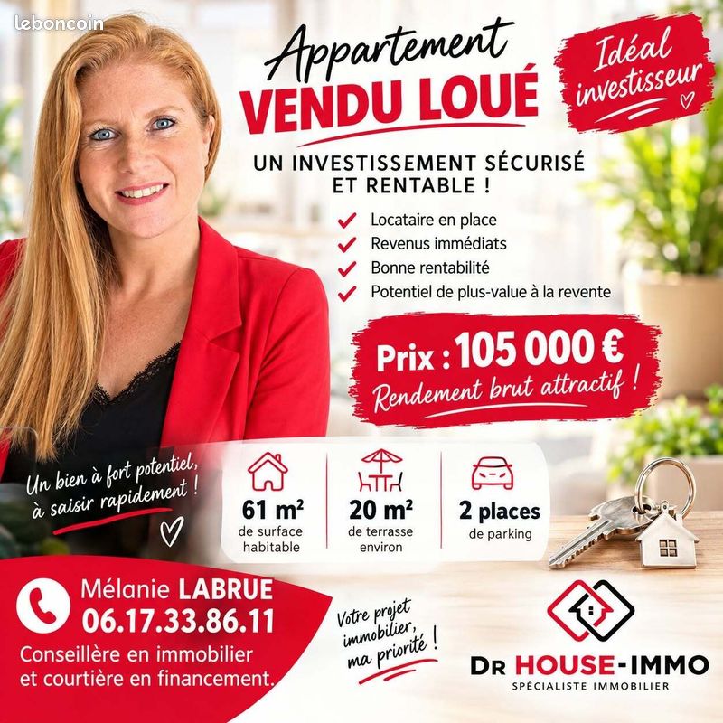Maison 3 pièces 58 m² · à Villenave-d'Ornon · 58 m² · 105 000 €