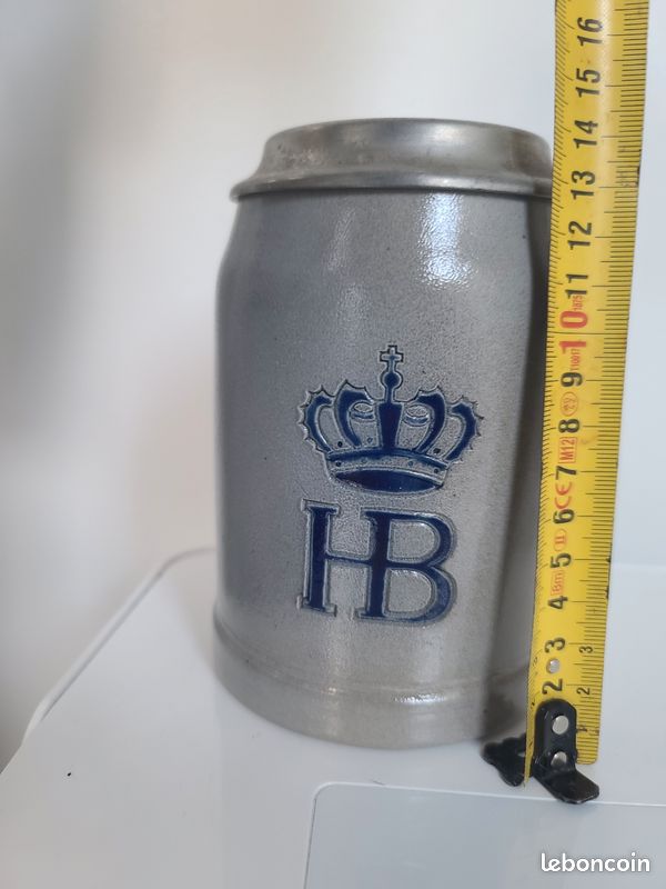 AGE MUNICH HOFBRÄUHAUS Chope à Bière Krug Bécher Dimension 1 Litre