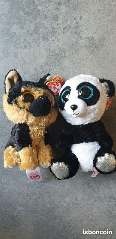 Lot de 2 TY Beanie Boo's Collection - Spirit et Bamboo (image 1)