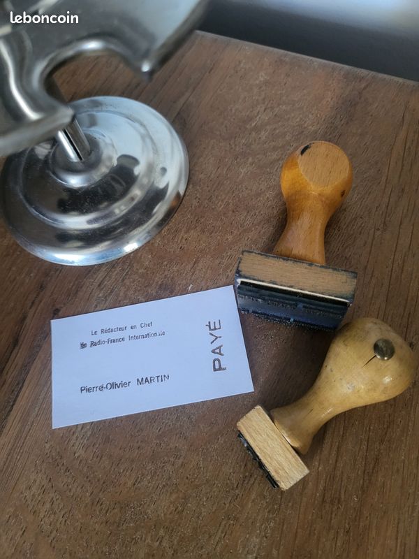 Porte-tampon vintage, brocante (image 2)