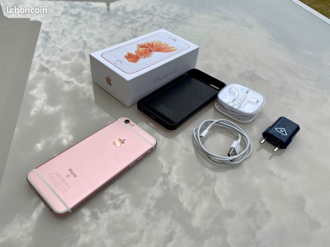 IPhone 6s rose 16GO avec accessoires (image 5)
