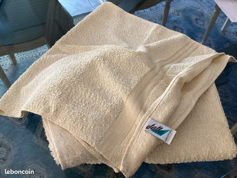 Lot de 2 serviettes toilette (95x48 cm) JALLA et 1 drap de bain ( 130x67cm) JALLA (image 4)
