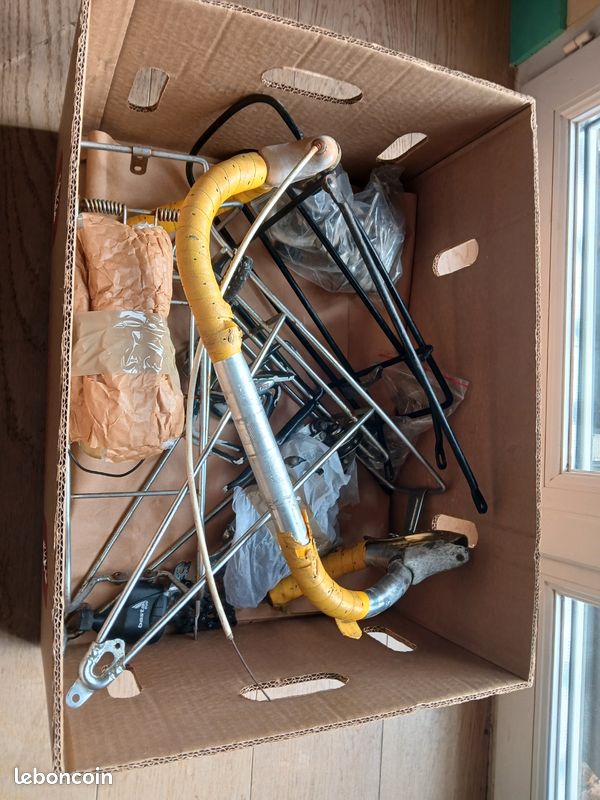 PIÈCES DE VÉLO rétro vintage NOS Motobecane Takagi manivelle droite et plateau EUR 67,11 - FR