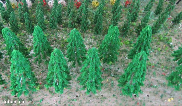 Noch - 25086 - Modélisme Ferroviaire - Éléments De Décoration - Sapins - 80-120 Mm - 9 Pièces, Vert
