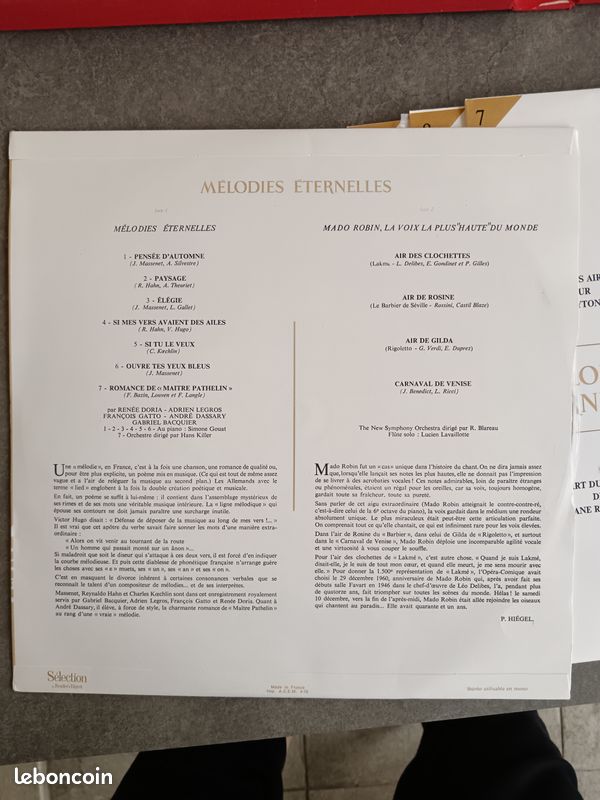 Coffret de 10 vinyles “Mélodies Éternelles” (image 7)
