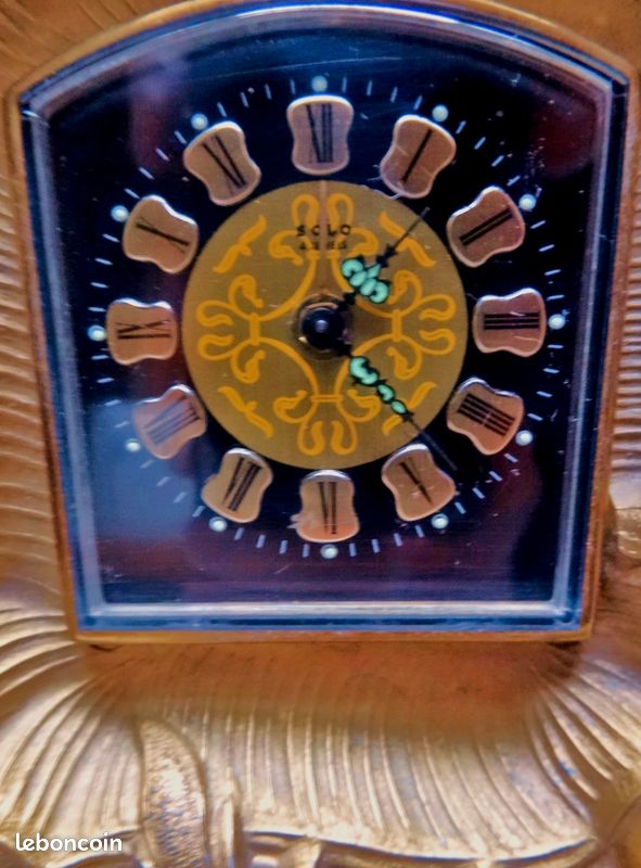 GRAND RÉVEIL ORIENTABLE 8 jours 11 jewels France 1965 état superbe