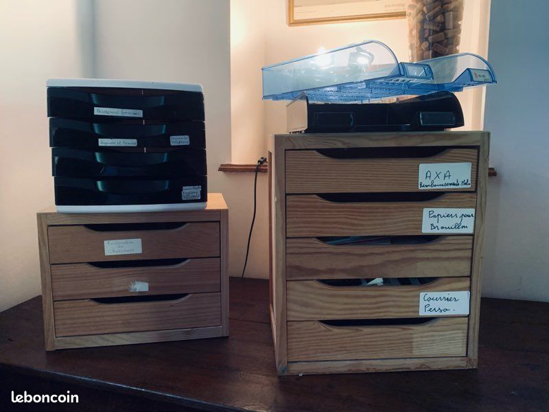 Casiers rangement de bureau (image 1)