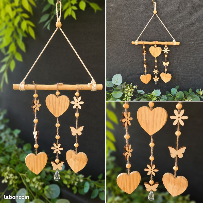 Carillon décoratif en bois (image 1)