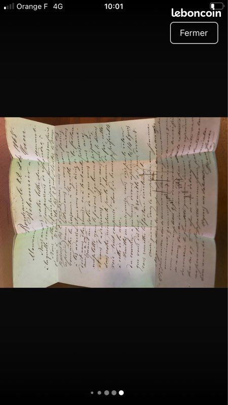 Voici un courrier de plus de 150 ans (image 3)