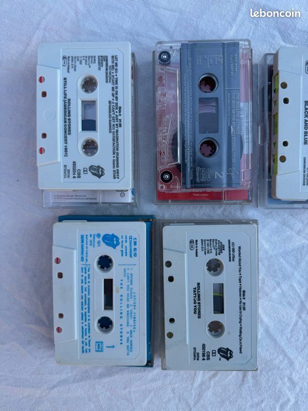 Lot 6 Cassettes Audio K7 The Rolling Stones (image 10)