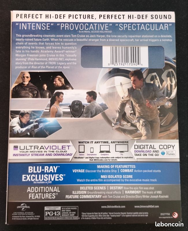 Oblivion blu-ray + DVD (image 2)