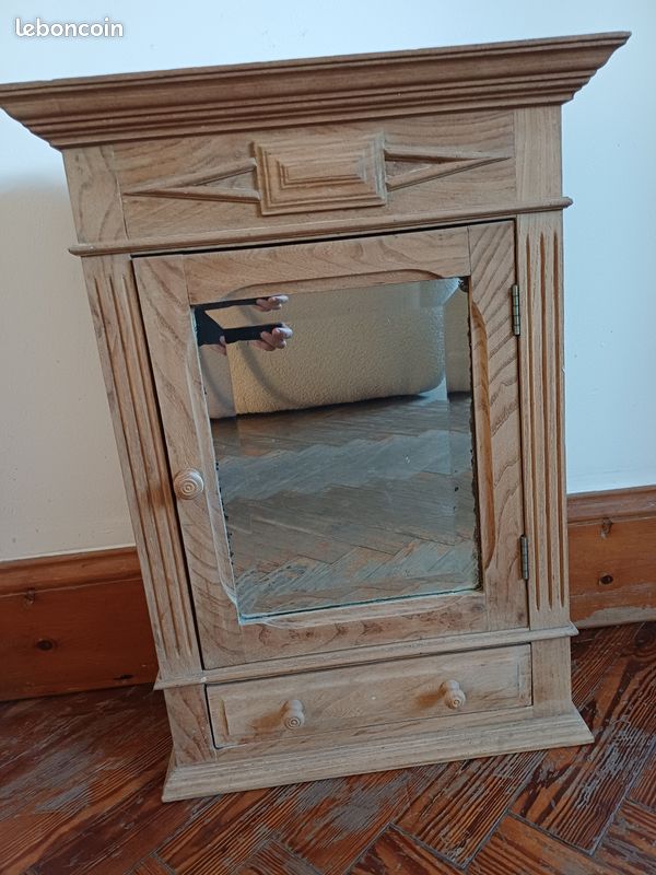 Armoire de toilette miroir biseauté (image 1)