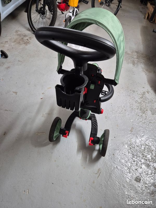 Globber Tricycle EXPLORER 4 en 1 couleur Olive (image 3)