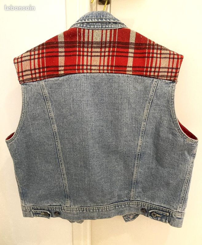 Veste jean sans manches Teddy Smith (image 3)
