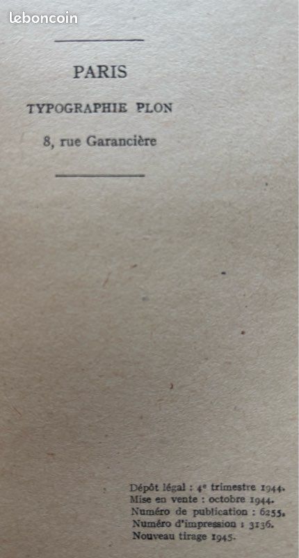 WW2. France. Livre « Charles de Gaulle » par Philippe Barrès (image 6)