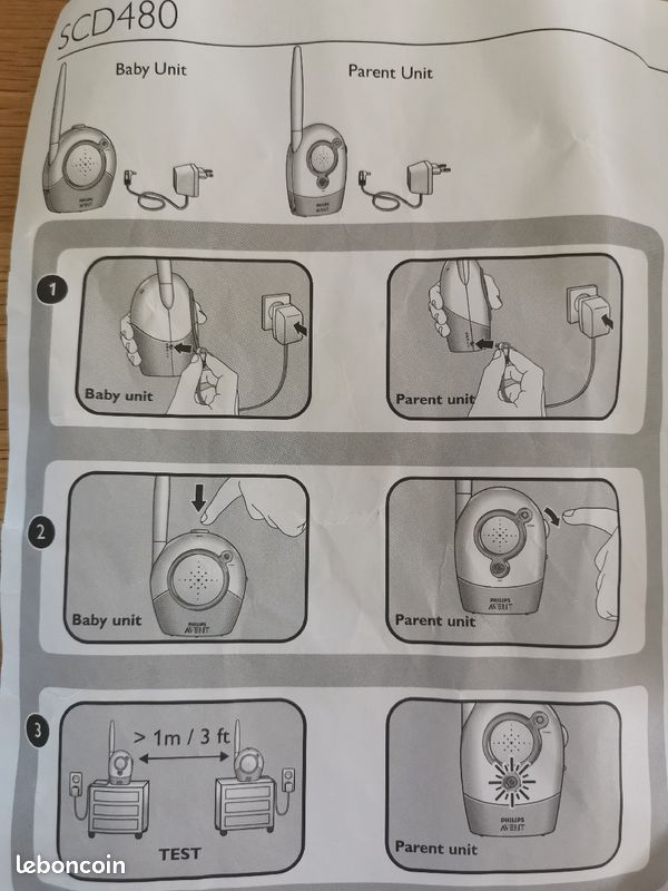 Babyphone Avent SCD 480 (image 3)