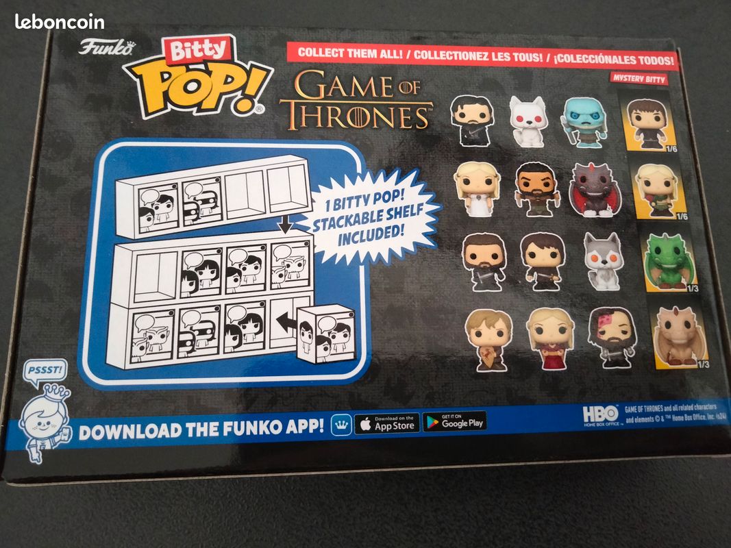 Bitty Pop - Game of Thrones - pack de 4 - neuf (image 2)