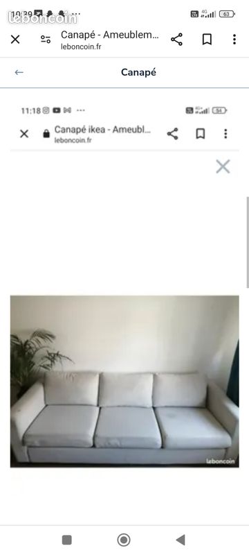 Canapé ikea (image 3)