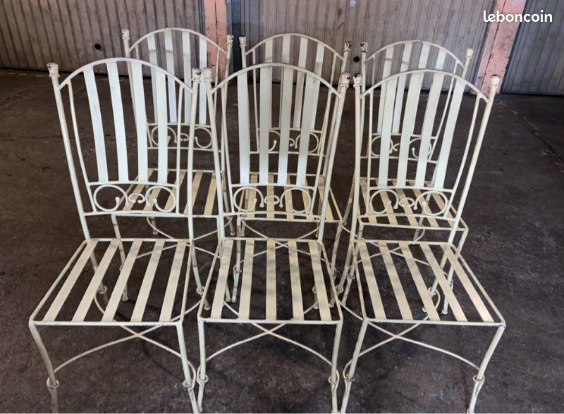 Chaise en fer forgé (image 1)