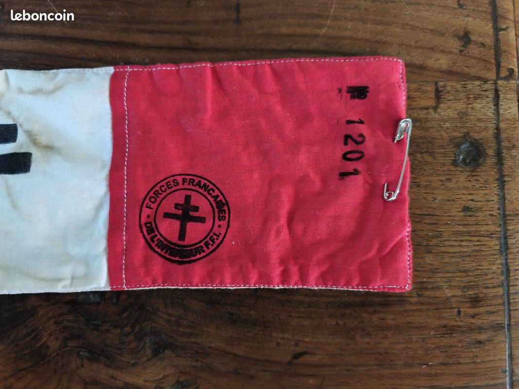 Repro brassard FFI militaria ww2 ref A (image 3)