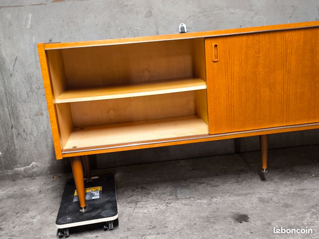 Enfilade scandinave vintage teck années 70 (image 16)