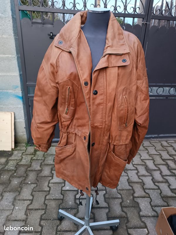 blouson cuir le bon coin veste homme Blouson cuir homme chamois Vêtements