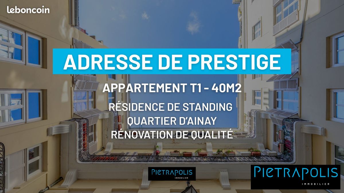 Appartement 1 pièce 40 m² · à Lyon · 40 m² · 295 000 €