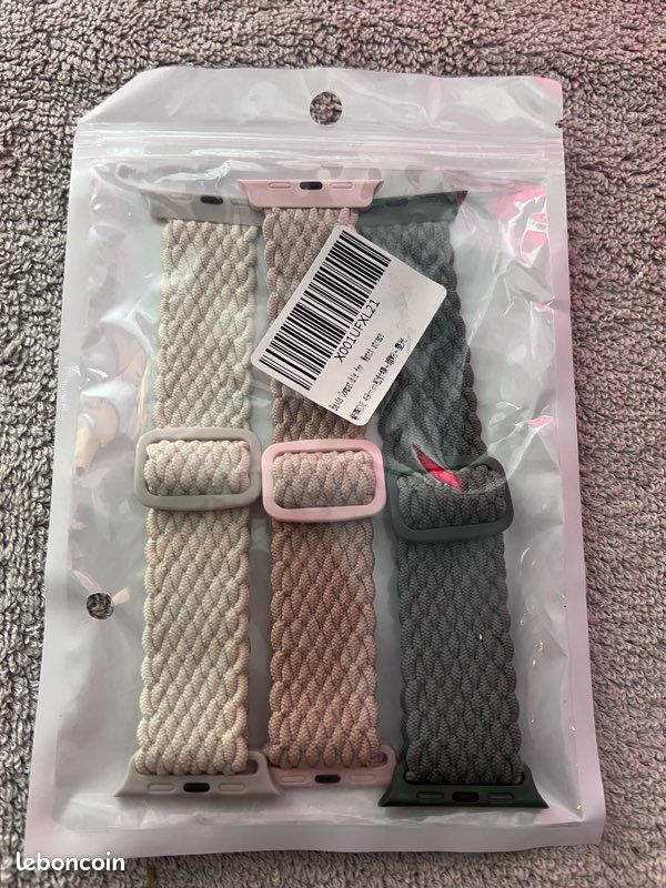 Lot de bracelets montre nylon tressé – Neufs sous emballage (image 5)