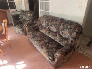 Fauteuil vintage Fleurs (image 5)