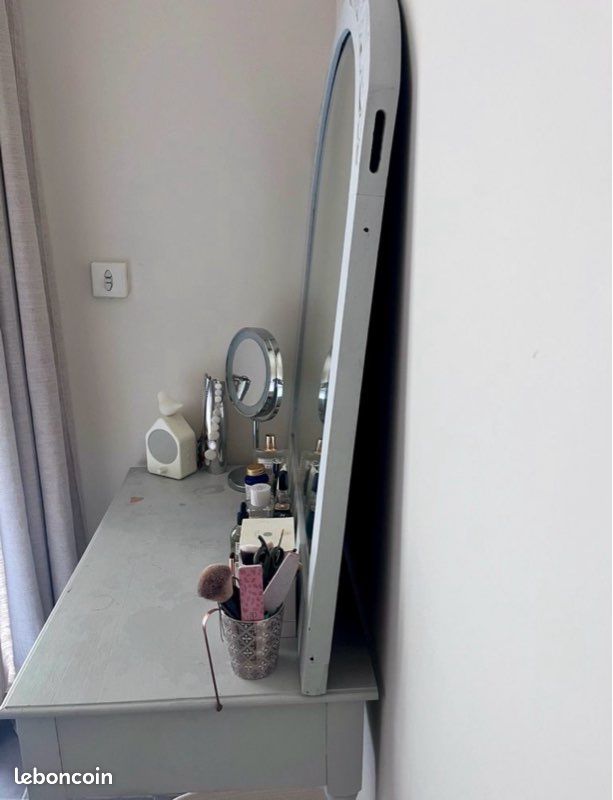 Coiffeuse et miroir vintage (image 5)
