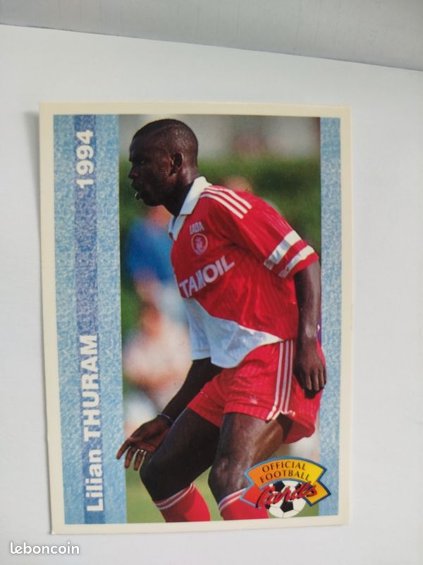 Carte Postale Lilian THURAM - France 98 / Allez FRANCE - Paris-SG