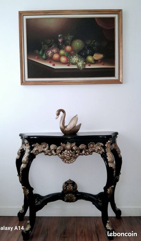 Console papier mâché Victorien ou Napoléon III (image 2)