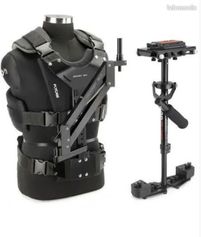 Steadycam flycam complet+gilet+accessoires (image 1)