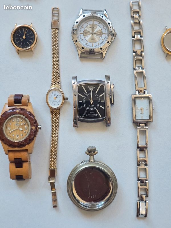 Lot assortiment 155 couronnes montres neuf - Outils Horloger