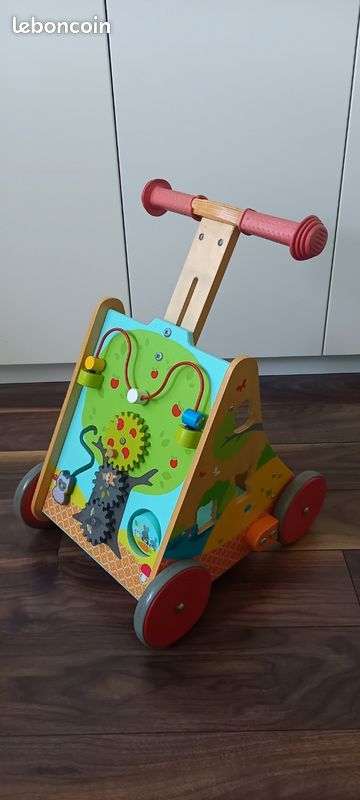 Trotteur Highest Trotteur Bois Fille King Jouet Trotteur En Bois