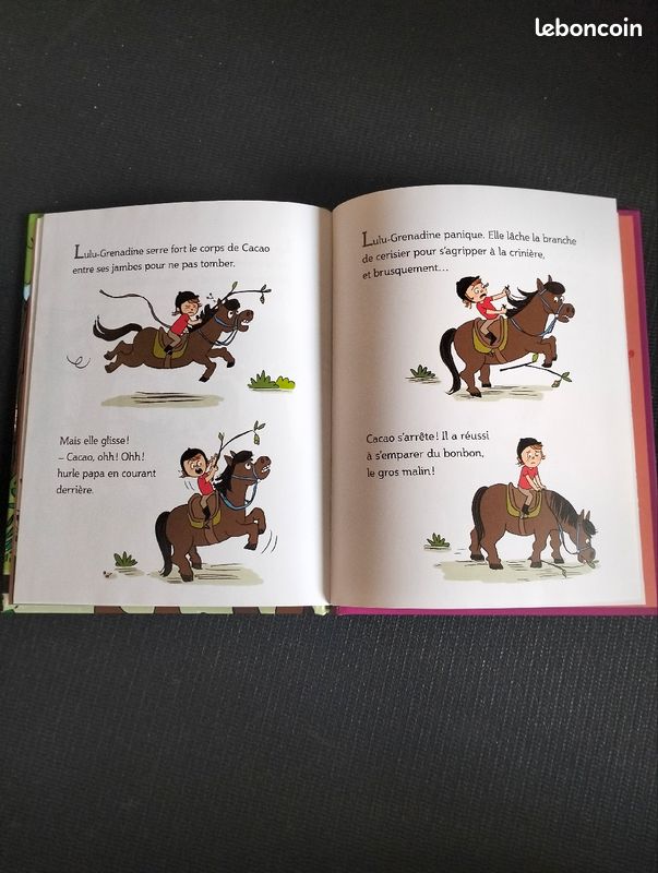 Lulu-Grenadine fait du poney (livre pour enfants) (image 3)